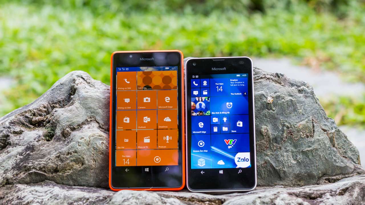 So sánh Lumia 540 và Lumia 550 