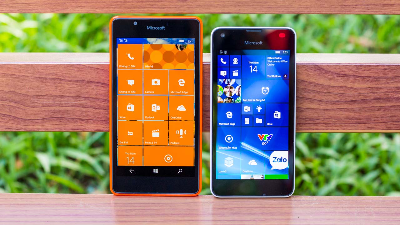 So sánh Lumia 540 và Lumia 550 