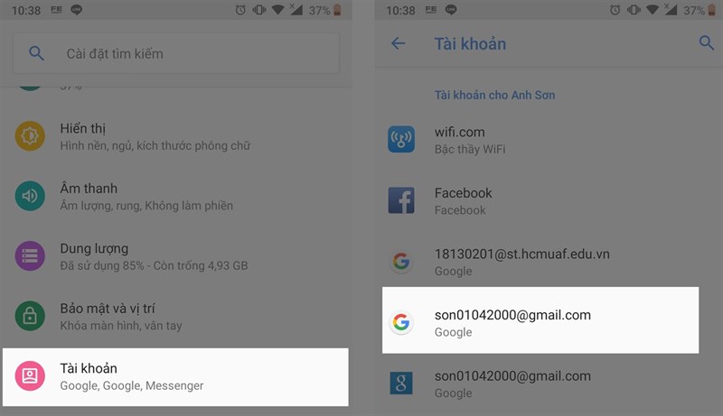 Hướng dẫn khôi phục toàn bộ danh bạ bị xóa trên điện thoại Android