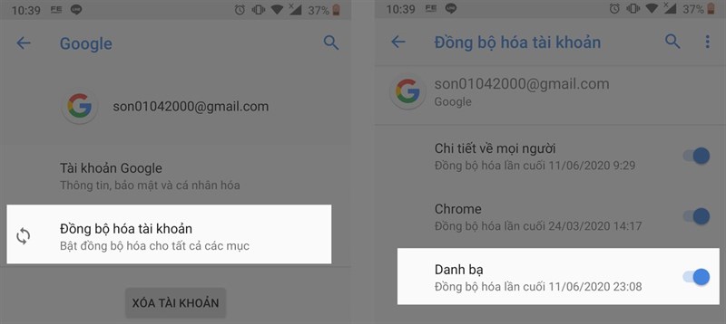 Hướng dẫn khôi phục toàn bộ danh bạ bị xóa trên điện thoại Android