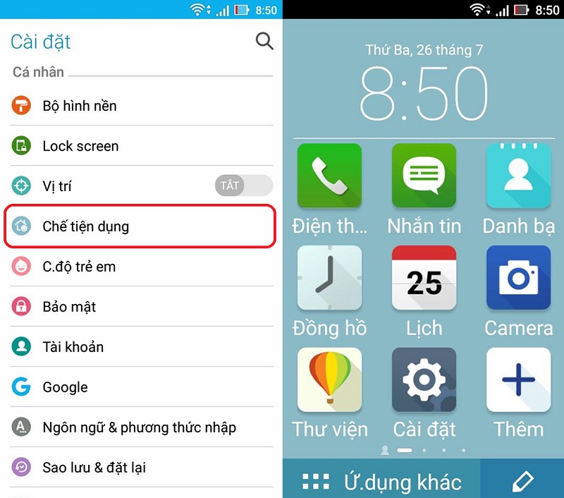 giao diện giao diện