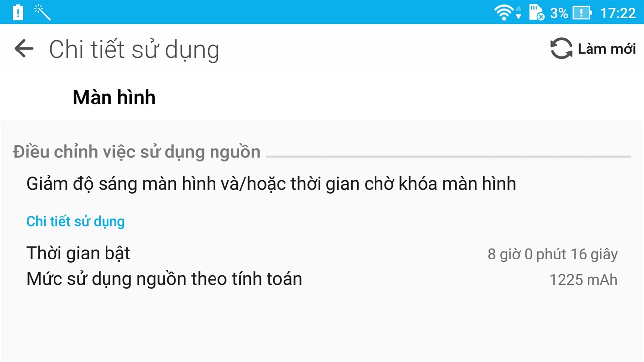 Thời lượng pin