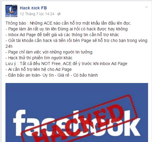 Facebook im lặng trước vấn nạn hack nick hoành hành người dùng Việt Facebook im lặng trước vấn nạn hack nick hoành hành người dùng Việt
