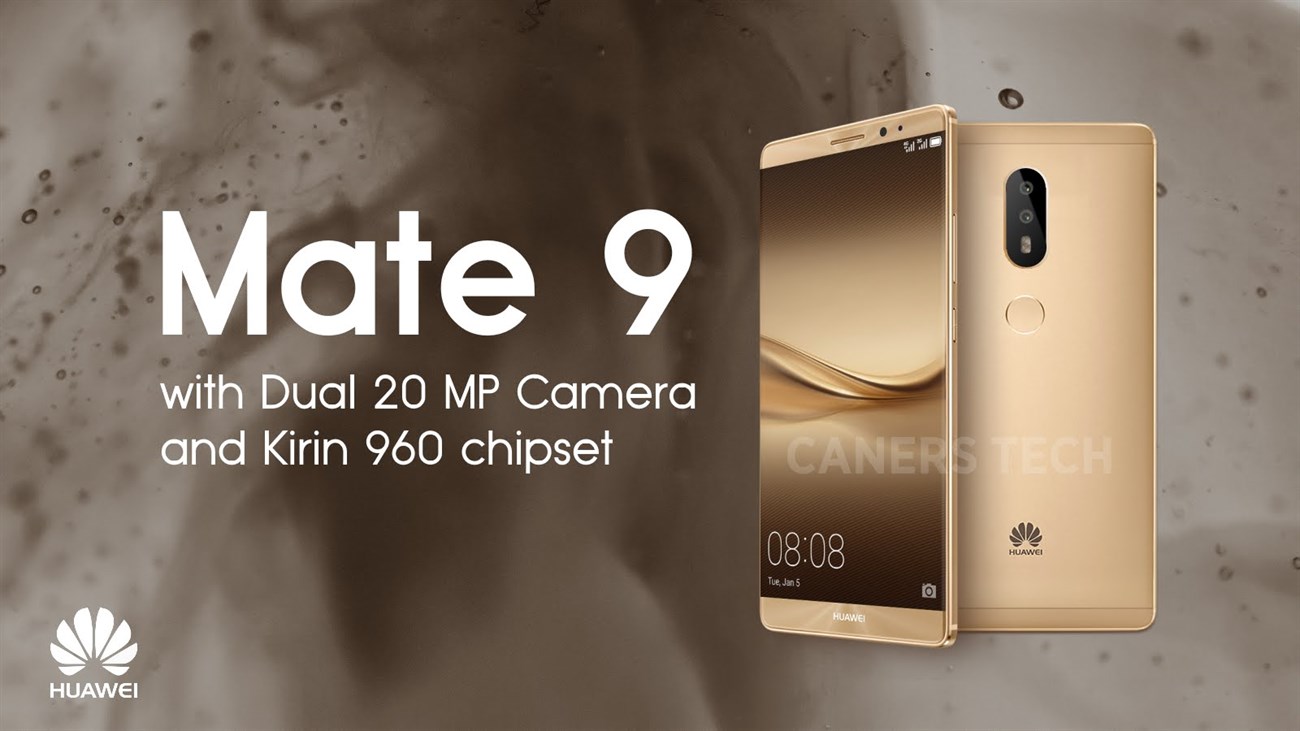 Huawei Mate 9 xuất hiện thực tế với khung vỏ nhôm, camera kép Huawei Mate 9 xuất hiện thực tế với khung vỏ nhôm, camera kép
