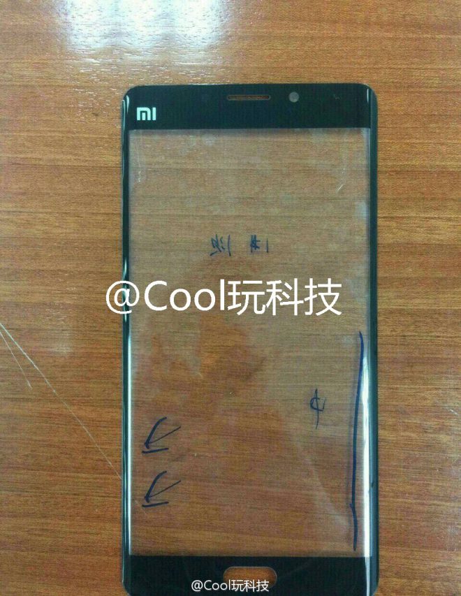 Mi Note 2 lộ ảnh thật cho thấy nó có màn hình cong như Note 7