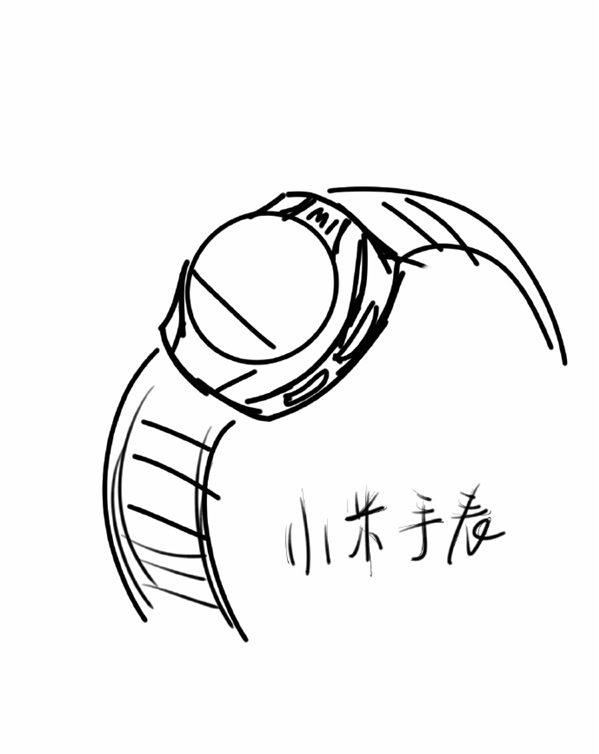 Phác thảo đồng hồ Xiaomi Phác thảo đồng hồ Xiaomi