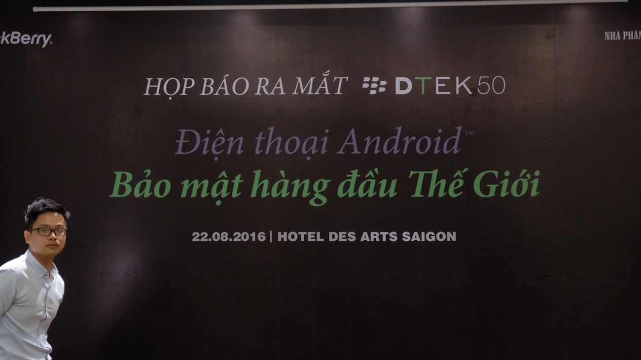 Smartphone siêu bảo mật BlackBerry DTEK50 chính thức ra mắt tại VN Smartphone siêu bảo mật BlackBerry DTEK50 chính thức ra mắt tại VN