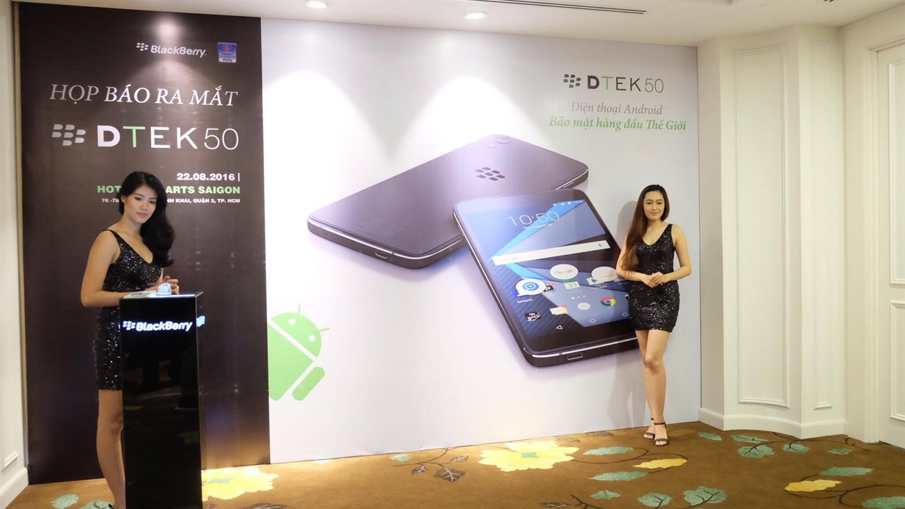 Smartphone siêu bảo mật BlackBerry DTEK50 chính thức ra mắt tại VN Smartphone siêu bảo mật BlackBerry DTEK50 chính thức ra mắt tại VN