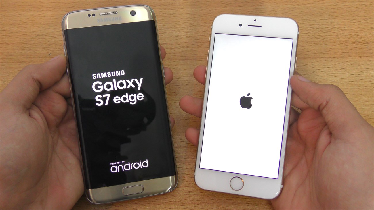 Samsung Galaxy S7 Edge và iPhone 6s