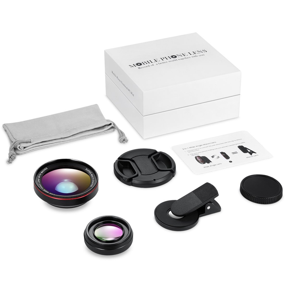 Bộ lens 2 trong 1 của Amir