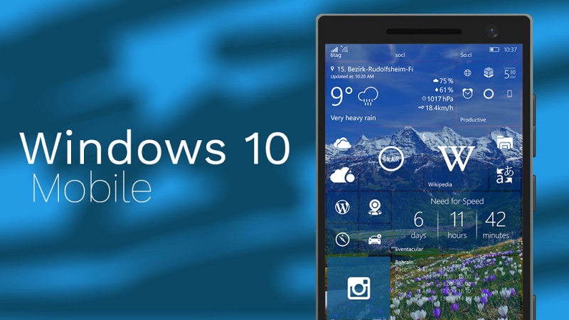 Xuất hiện bản cập nhật Windows 10 Mobile Anniversary mới