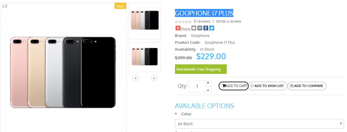 Xuất hiện iPhone 7 Plus nhái chuẩn tới 99%, giá 5 triệu đồng