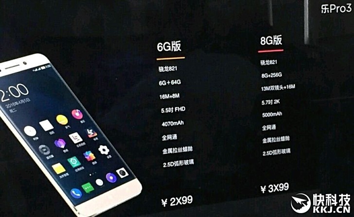 Smartphone RAM 8 GB, chip Snapdragon 821 xuất hiện thật rồi Smartphone RAM 8 GB, chip Snapdragon 821 xuất hiện thật rồi