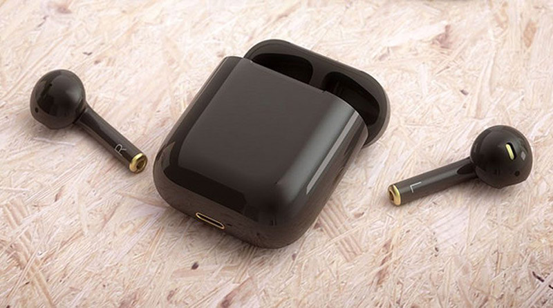 Airpods_1 Ngắm tai nghe AirPods màu đen bóng đẹp không thể tin nổi