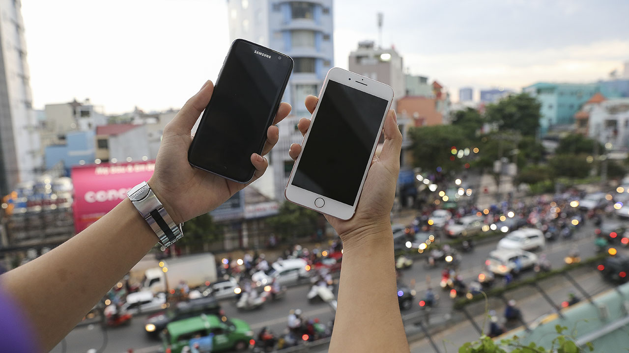 so sánh s7 edge - iphone 7 plus so sánh s7 edge - iphone 7 plus