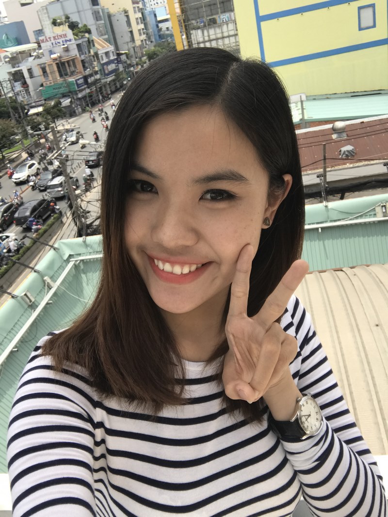 Hình ảnh selfie chụp từ camera 7MP của iPhone 7 Plus