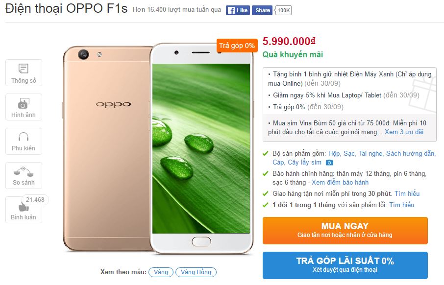 Chiếc smartphone bán chạy không có đối thủ trong tuần qua Chiếc smartphone bán chạy không có đối thủ trong tuần qua