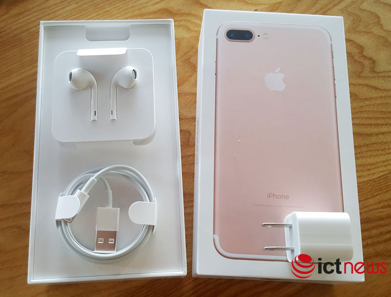 Mở hộp iPhone 7 Plus lock đầu tiên tại VN, giá 19 triệu đồng