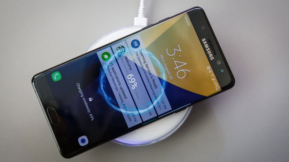 Galaxy Note 7 trong diện thu hồi có thể sạc 80% pin Galaxy Note 7 trong diện thu hồi có thể sạc 80% pin