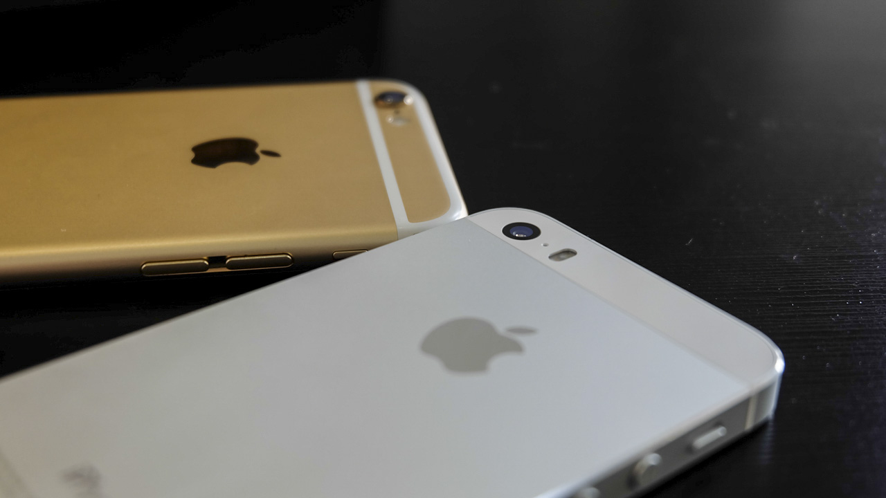 so sanh iphone 5s - 6s so sanh iphone 5s - 6s