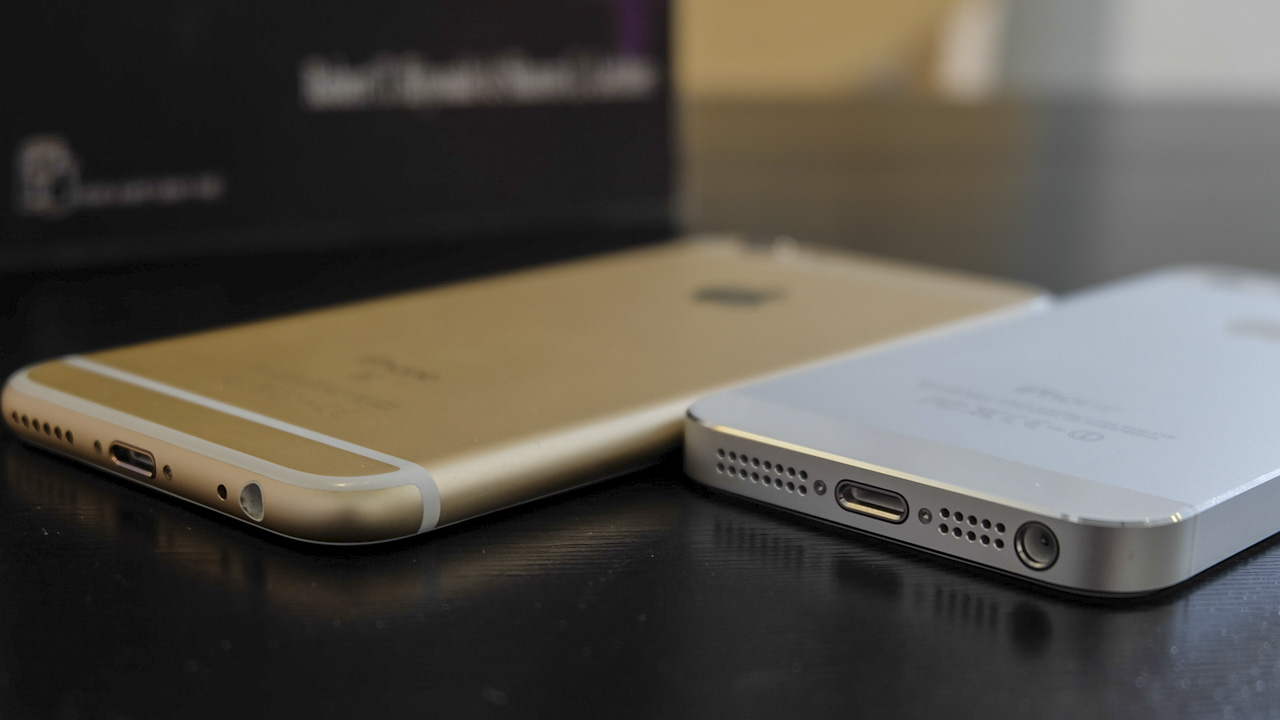 so sanh iphone 5s - 6s so sanh iphone 5s - 6s