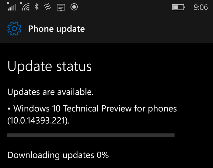 Windows 10 Mobile