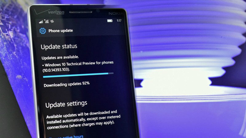 Windows 10 Mobile build 14393.221 đã có cho người dùng Release Preview