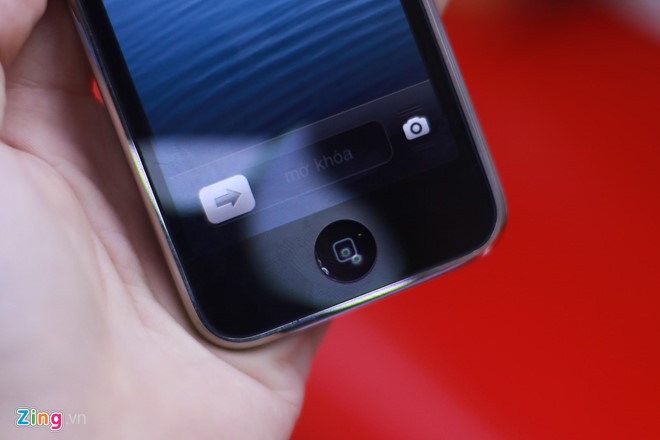 Phím Home với giao diện mở khoá của iOS 6 Phím Home với giao diện mở khoá của iOS 6