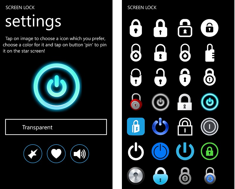 Top 5 ứng dụng khóa màn hình 1 chạm cho Windows Phone