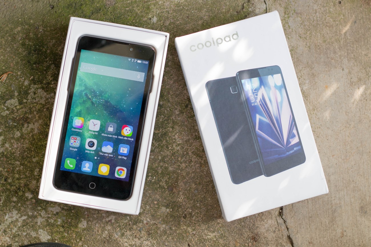 Đập hộp smartphone giá 3 triệu của Coolpad Đập hộp smartphone giá 3 triệu của Coolpad