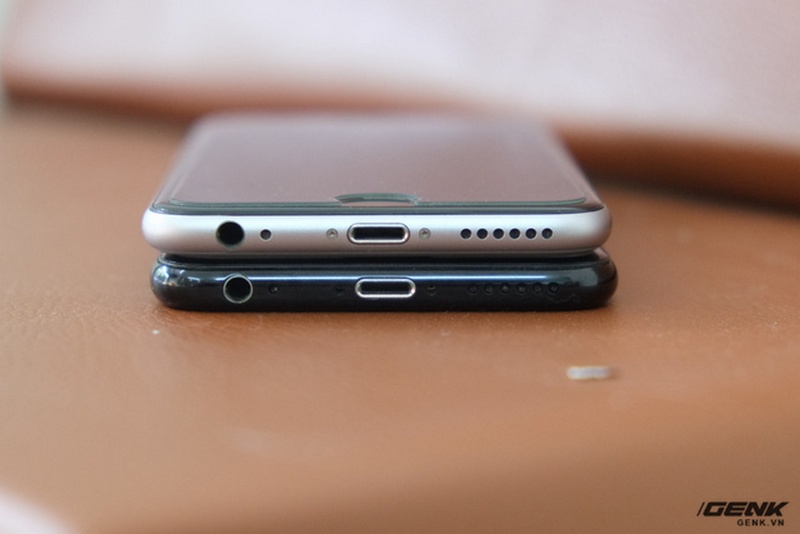 Hình ảnh iPhone 6 độ lên iPhone 7 Jet Black, logo còn có thể phát sáng Hình ảnh iPhone 6 độ lên iPhone 7 Jet Black, logo còn có thể phát sáng