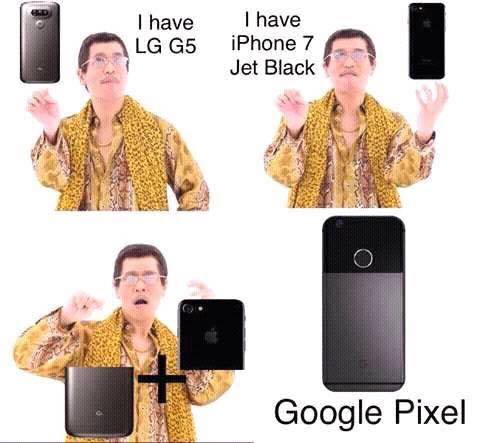 Google Pixel là sự kết hợp của LG G5 và iPhone 7? Google Pixel là sự kết hợp của LG G5 và iPhone 7?