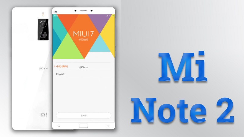 Mi Note 2 bất ngờ lộ ảnh thực tế với thiết kế rất lạ