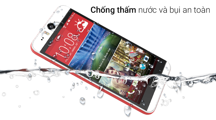 HTC Desire Eye còn có khả năng chống bụi và nước HTC Desire Eye còn có khả năng chống bụi và nước