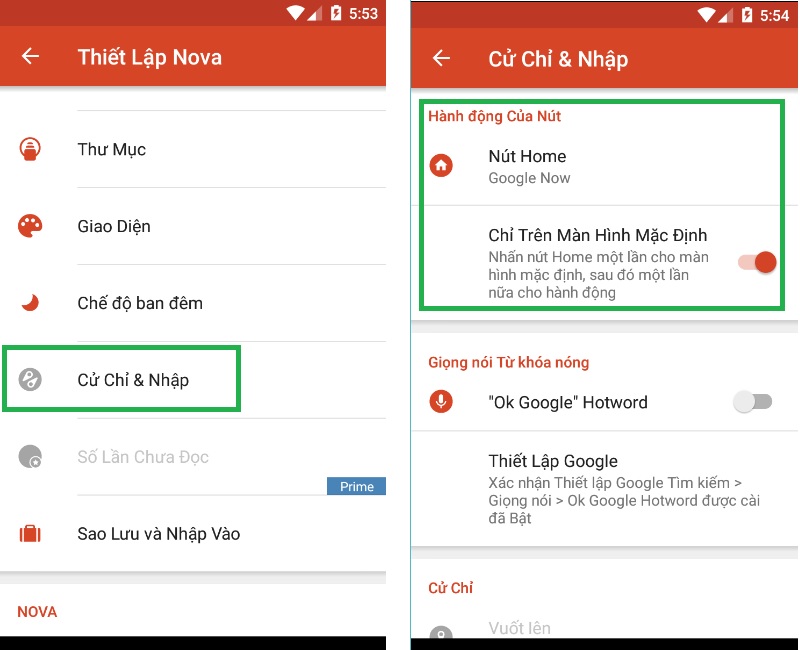 Một số thủ thuật hay khi sử dụng Nova Launcher