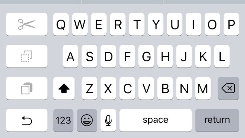 special keyboard on iPhone special keyboard on iPhone