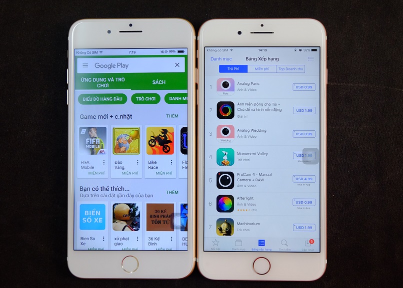 Hệ điều hành iOS đã trở thành điểm nhấn giúp phân biệt giữa hàng thật và hàng nhái Hệ điều hành iOS đã trở thành điểm nhấn giúp phân biệt giữa hàng thật và hàng nhái