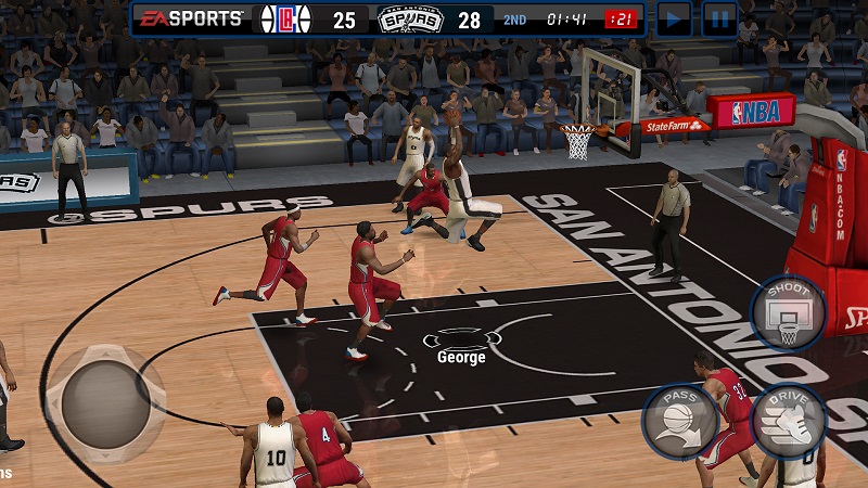 Hình ảnh trong game NBA LIVE Mobile Basketball Hình ảnh trong game NBA LIVE Mobile Basketball