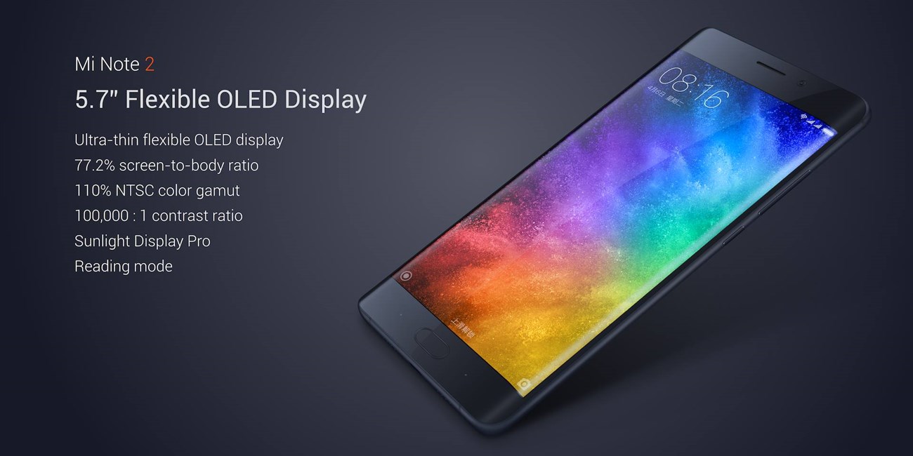 Siêu phẩm Mi Note 2 chính thức trình làng Siêu phẩm Mi Note 2 chính thức trình làng