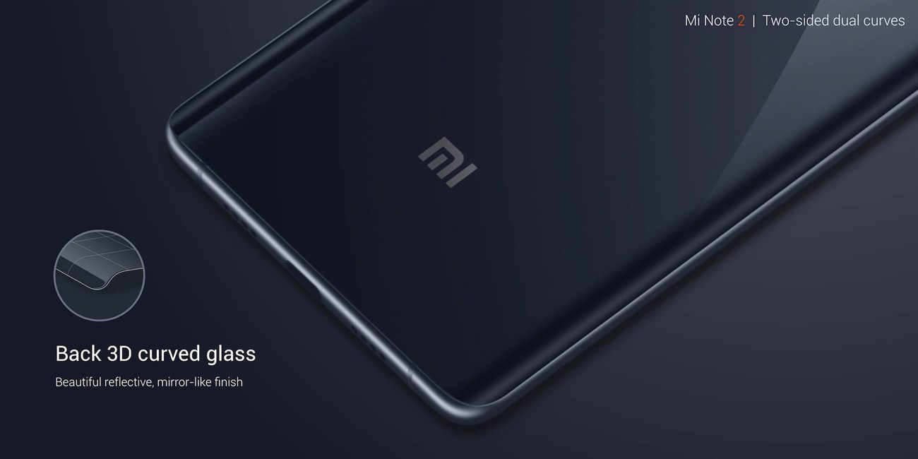 Siêu phẩm Mi Note 2 chính thức trình làng Siêu phẩm Mi Note 2 chính thức trình làng