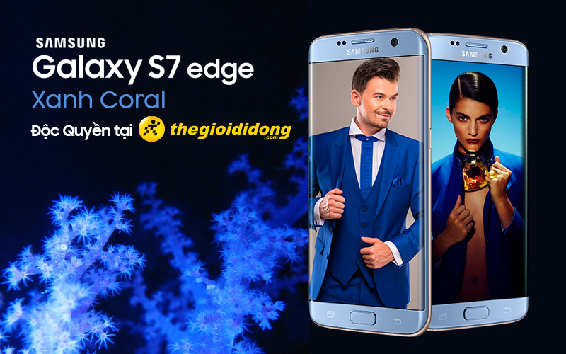 S7 Edge Coral Blue Độc Quyền TGDD