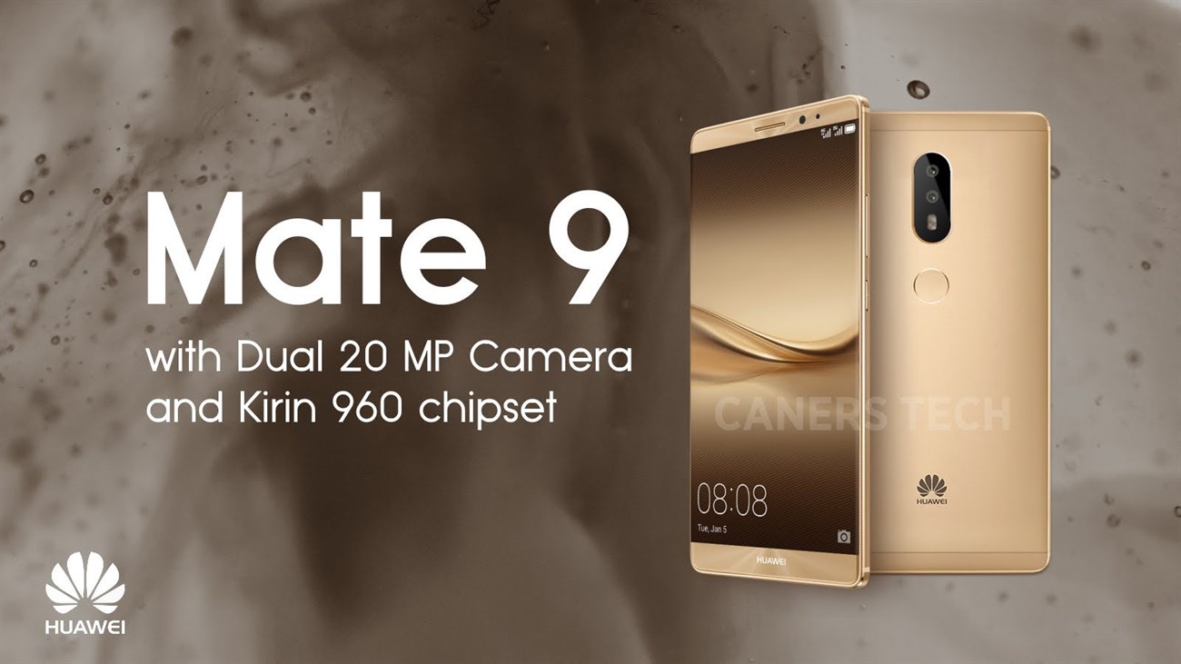 Mate 9 dùng vi xử lý Kirin 960 mới nhất do Huawei sản xuất