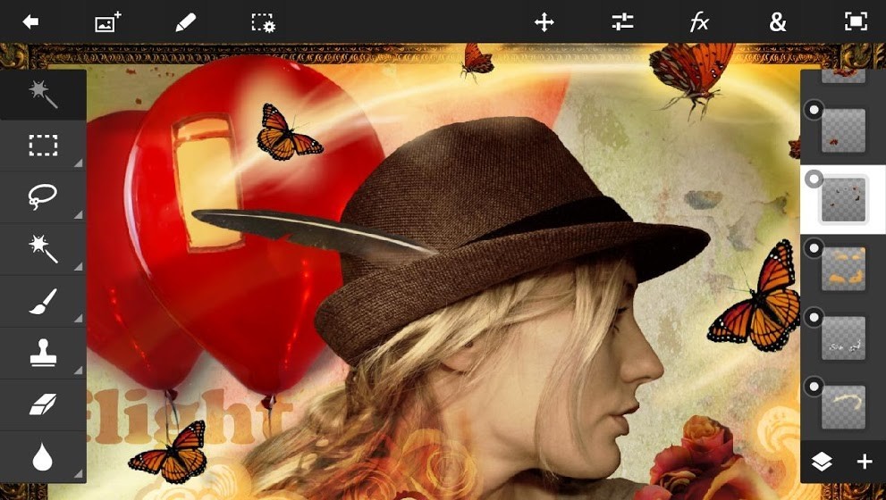 Phần mềm chỉnh sửa mạnh mẽ Photoshop Fix đã cập bến Android Phần mềm chỉnh sửa mạnh mẽ Photoshop Fix đã cập bến Android