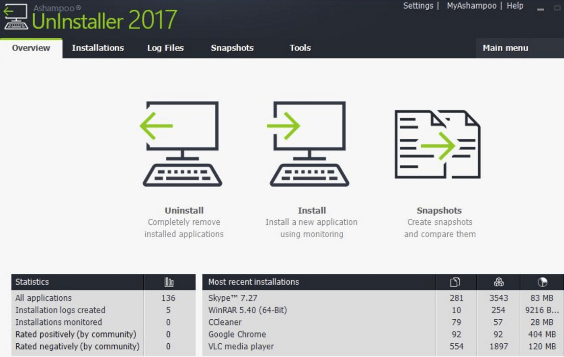 Miễn phí bản quyền Ashampoo UnInstaller 2017 trị giá 1,3 triệu Miễn phí bản quyền Ashampoo UnInstaller 2017 trị giá 1,3 triệu