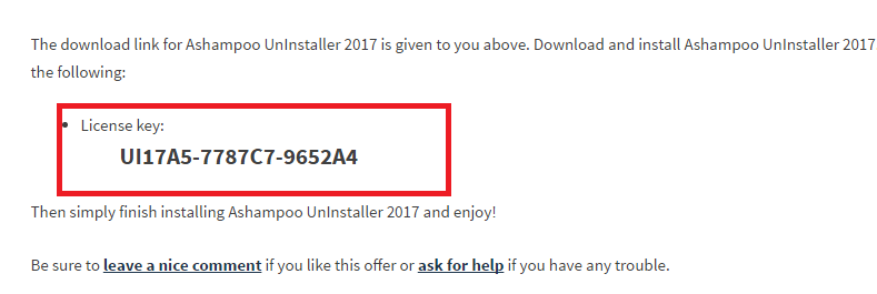 Miễn phí bản quyền Ashampoo UnInstaller 2017 trị giá 1,3 triệu Miễn phí bản quyền Ashampoo UnInstaller 2017 trị giá 1,3 triệu