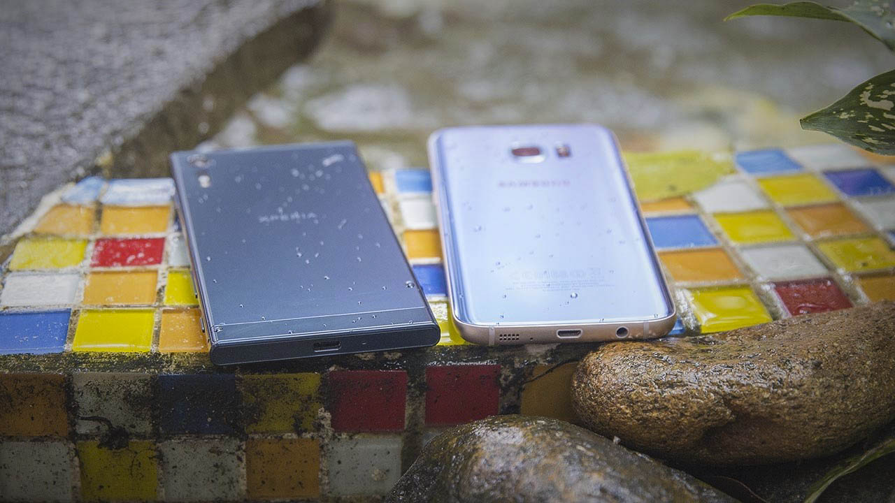 đọ dáng S7 Edge và Xperia XZ đọ dáng S7 Edge và Xperia XZ