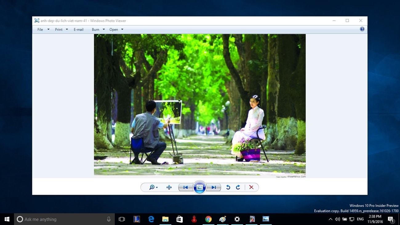 Đem ứng dụng Photo trên Windows 7 lên Windows 10