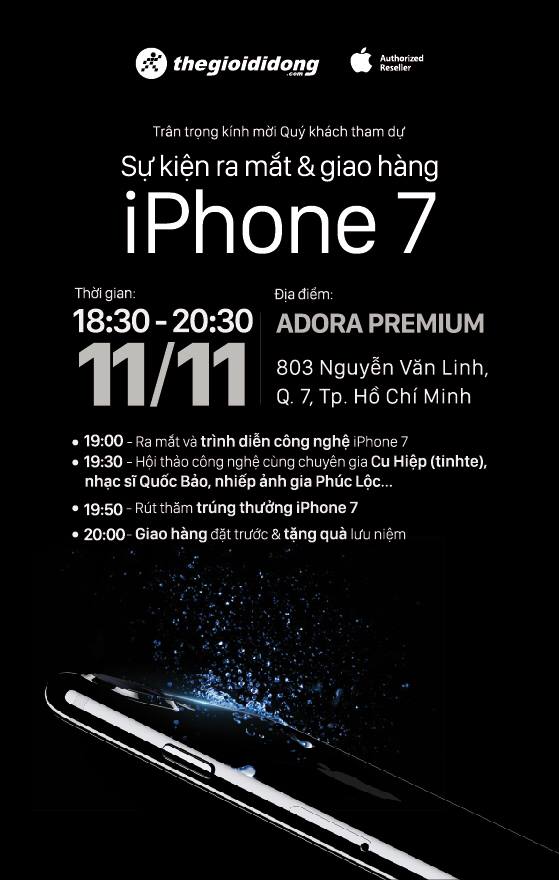 Sự kiện ra mắt iPhone 7 tại Việt Nam tới đây sẽ có gì nổi bật? Sự kiện ra mắt iPhone 7 tại Việt Nam tới đây sẽ có gì nổi bật?