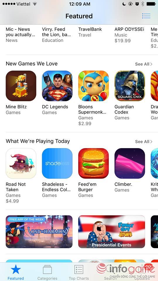 Ảnh chụp màn hình App Store