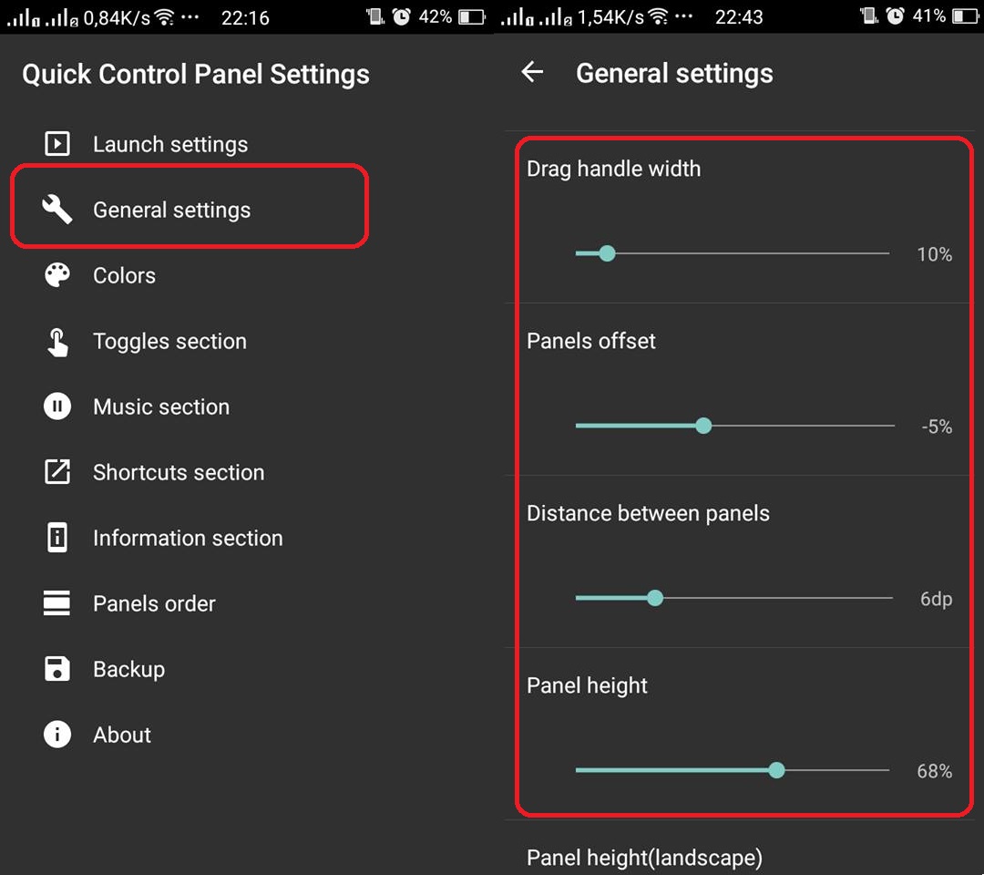 Control center Control center